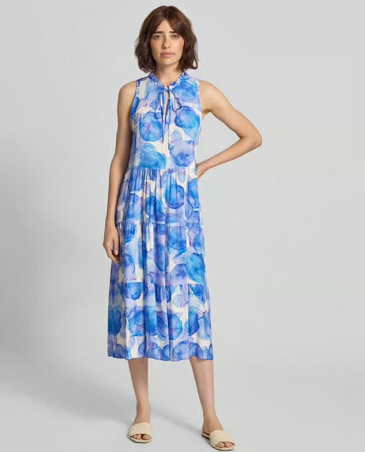 ZABAIONE midi-jurk van viscose model 'Vi44vii' - Foto 2