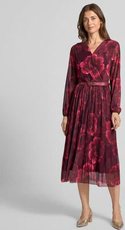ZABAIONE Midi-jurk van viscosemix model 'Sabia' - Foto 3