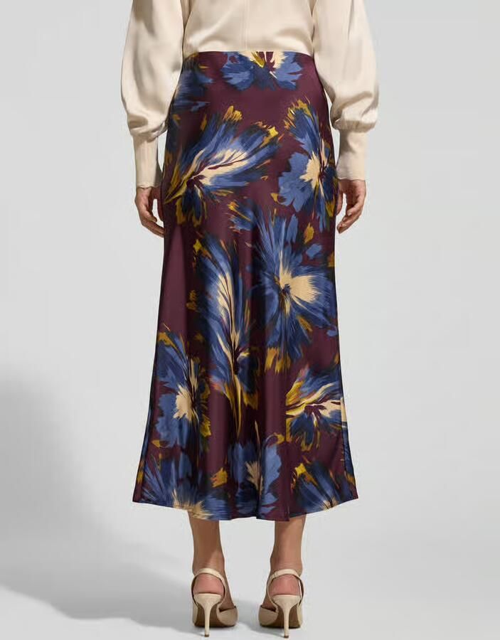 ZABAIONE Midi-rok van satijn model 'Ve44rona' - Foto 2