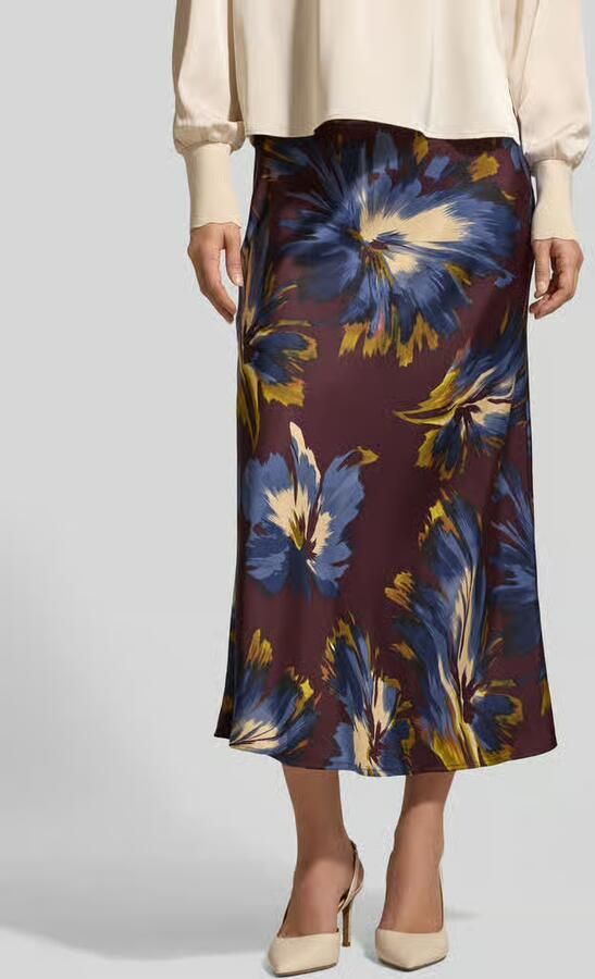 ZABAIONE Midi-rok van satijn model 'Ve44rona' - Foto 3