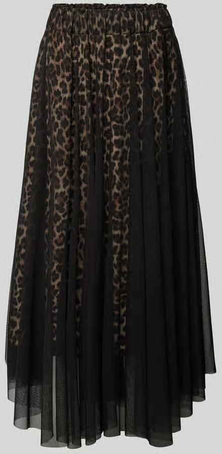 ZABAIONE Midirok in laagjeslook model 'Ka44ila' - Foto 4