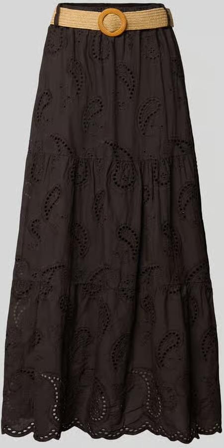 ZABAIONE Midirok met ajourwerk en riem model 'Mi44mii' - Foto 2