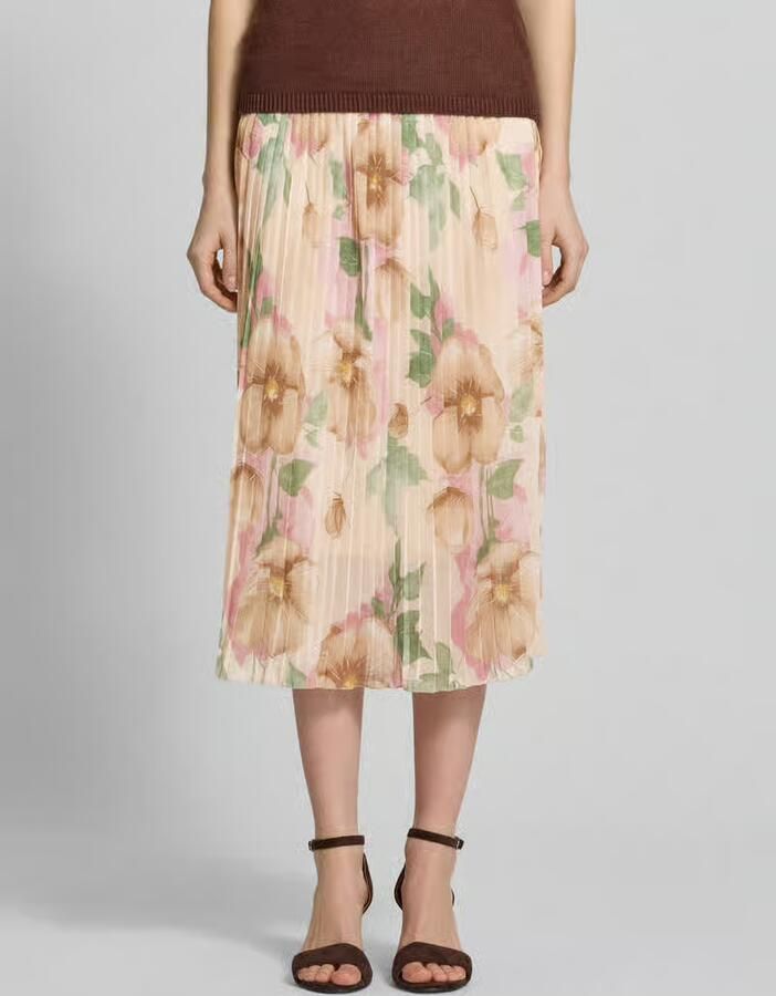 ZABAIONE Midirok met plissévouwen model 'Ki44anii' - Foto 2