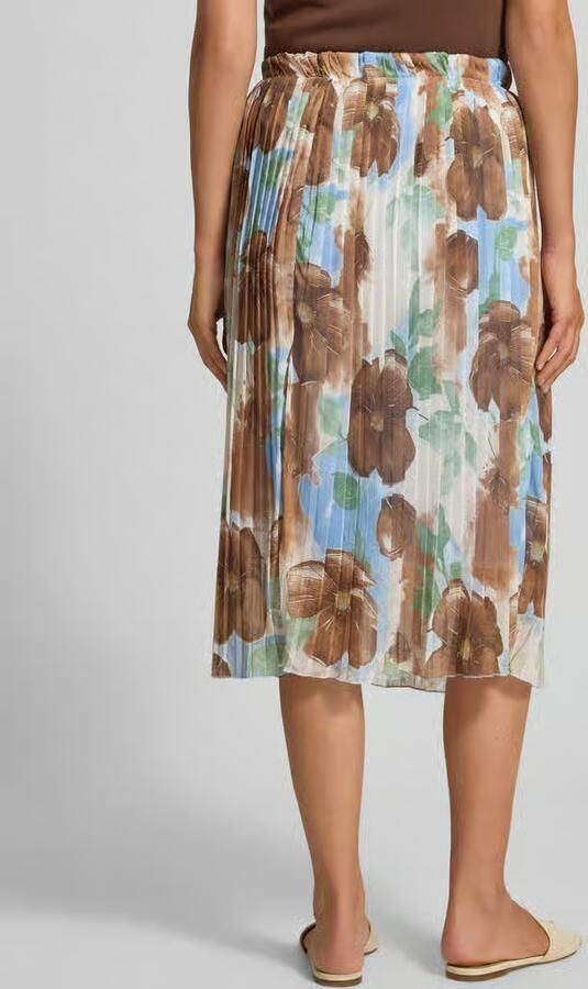 ZABAIONE Midirok met plissévouwen model 'Ki44anii'