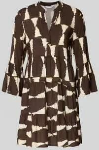 ZABAIONE Mini-jurk van viscose met 3 4-mouw model 'Me44lody'