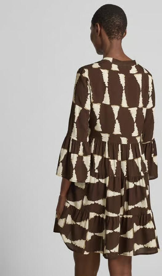 ZABAIONE Mini-jurk van viscose met 3 4-mouw model 'Me44lody' - Foto 3
