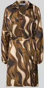 ZABAIONE Mini-jurk van Viscose met Strikceintuur Model 'Be44atricee'