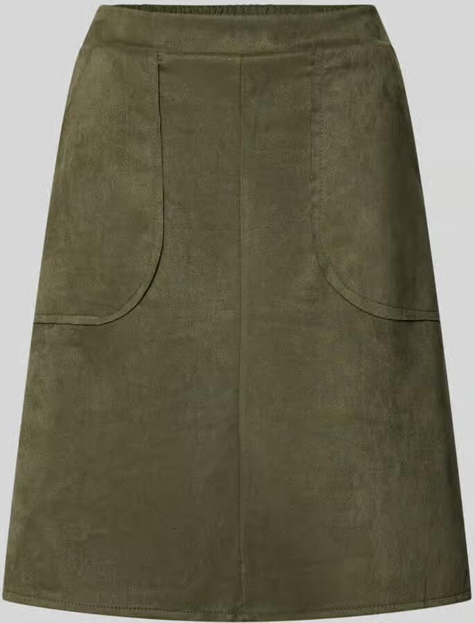 ZABAIONE minirok in leerlook model 'Ha44rperr'