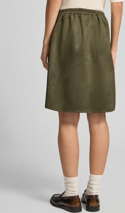 ZABAIONE minirok in leerlook model 'Ha44rperr' - Foto 3