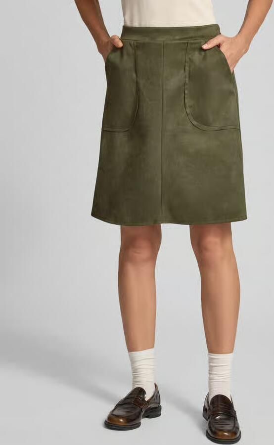 ZABAIONE minirok in leerlook model 'Ha44rperr' - Foto 2