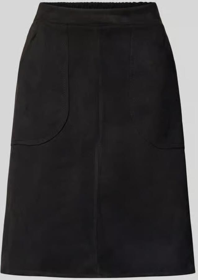 ZABAIONE minirok in leerlook model 'Ha44rperr'
