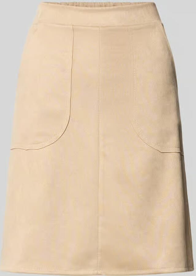 ZABAIONE minirok in leerlook model 'Ha44rperr'