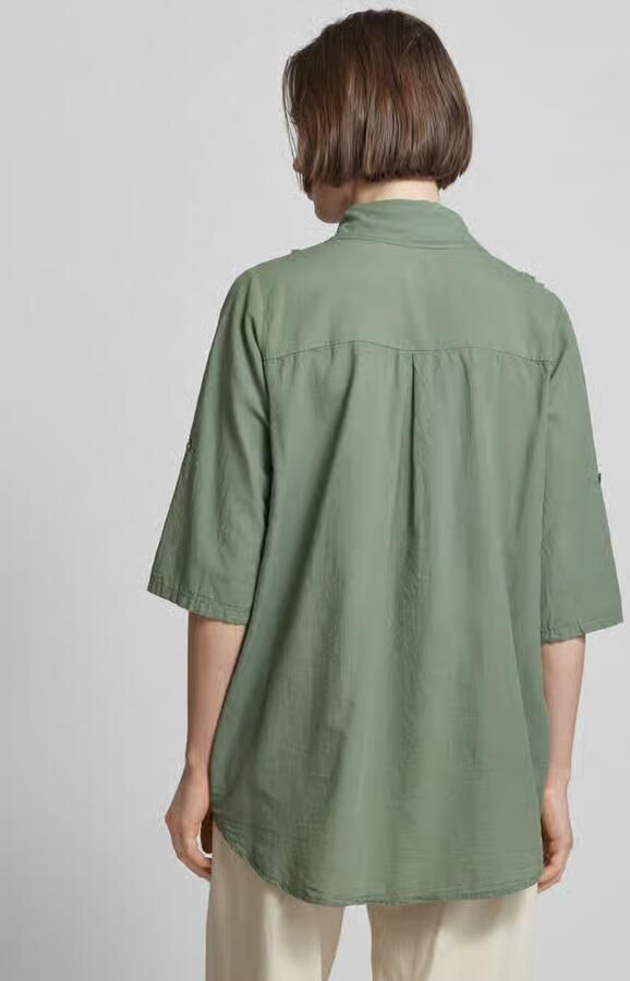 ZABAIONE Overhemdblouse met motiefstitching model 'Mi44ra'