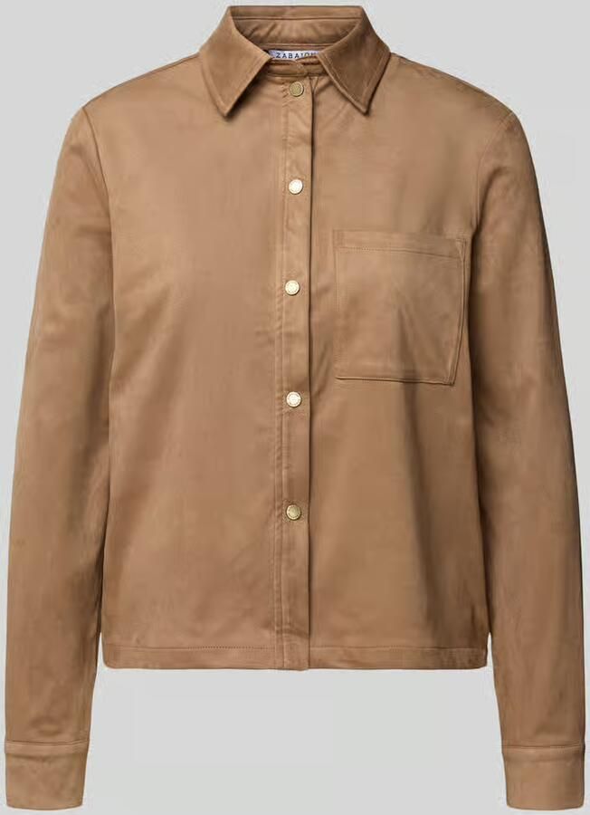 ZABAIONE regular fit blouse in leerlook model 'Je44ssica'