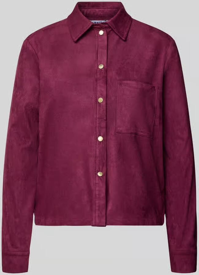 ZABAIONE regular fit blouse in leerlook model 'Je44ssica'