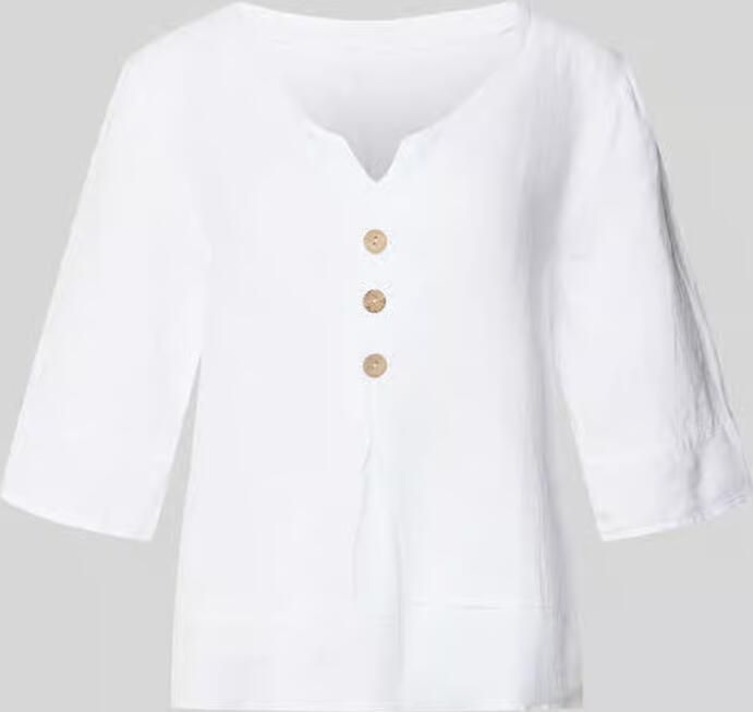ZABAIONE regular fit blouse met 3 4-mouwen model 'Ol44iviaa' - Foto 4