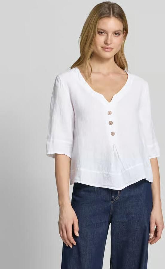 ZABAIONE regular fit blouse met 3 4-mouwen model 'Ol44iviaa' - Foto 2