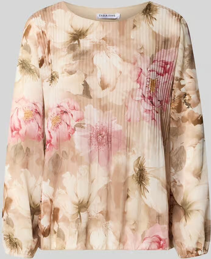 ZABAIONE Regular fit blouse met plissévouwen model 'An44nii'