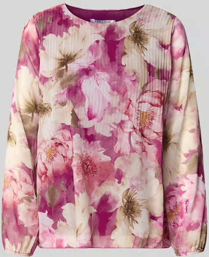 ZABAIONE Regular fit blouse met plissévouwen model 'An44nii'