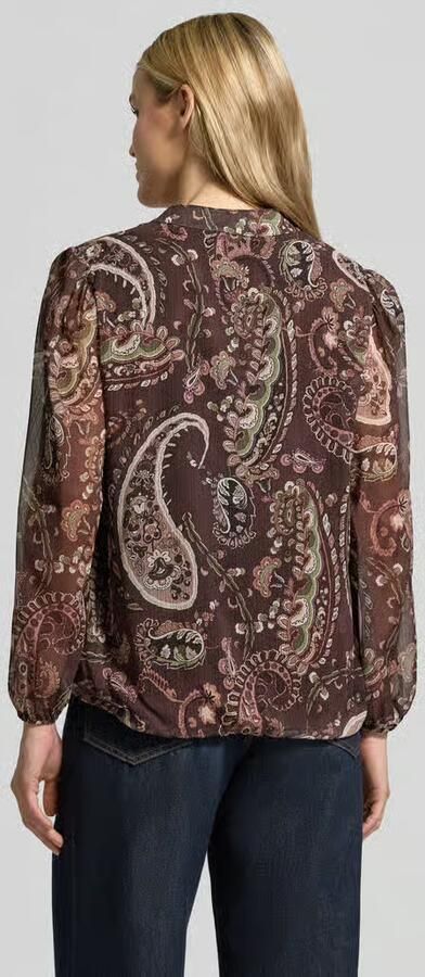 ZABAIONE regular fit blouse met rijgveter model 'Lu44ciaa' - Foto 3