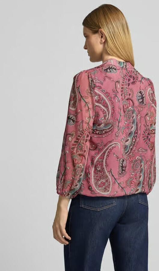 ZABAIONE regular fit blouse met rijgveter model 'Lu44ciaa' - Foto 3