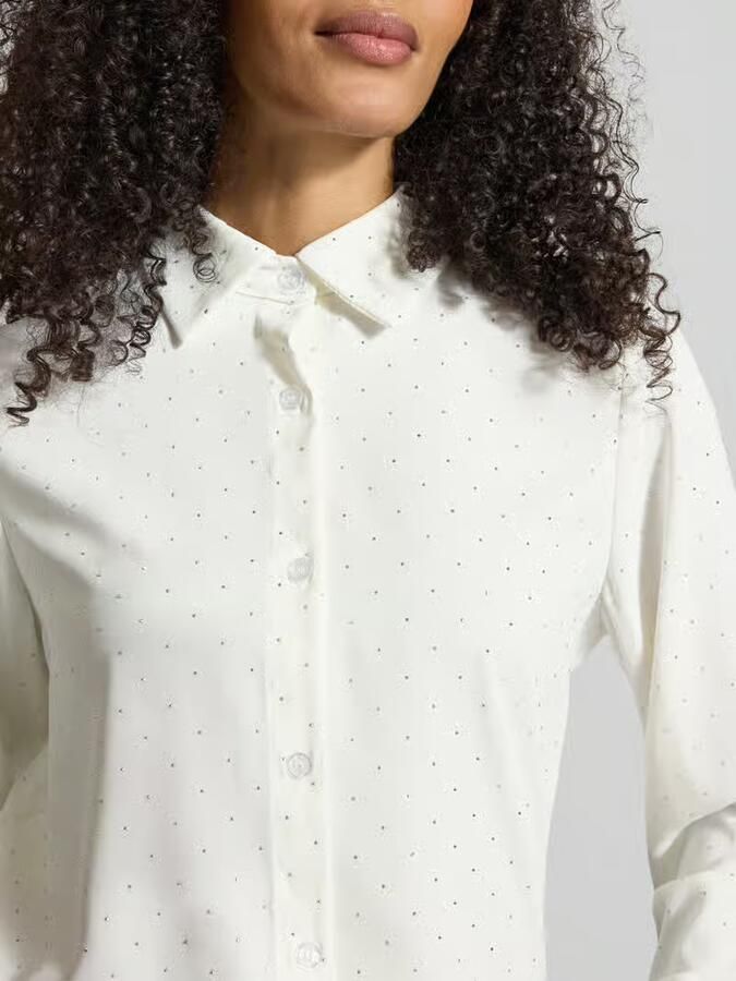 ZABAIONE Regular fit blouse met siersteentjes model 'Il44lenia'