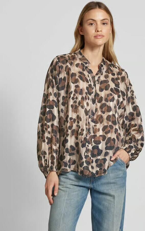 ZABAIONE Regular fit blouse met tuniekkraag - Foto 2