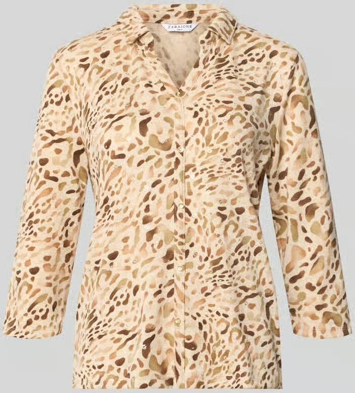 ZABAIONE Regular fit blouse met v-hals model 'Heather'