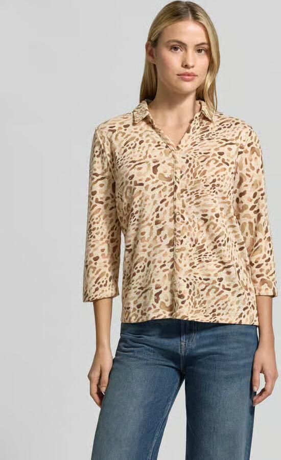 ZABAIONE Regular fit blouse met v-hals model 'Heather' - Foto 2