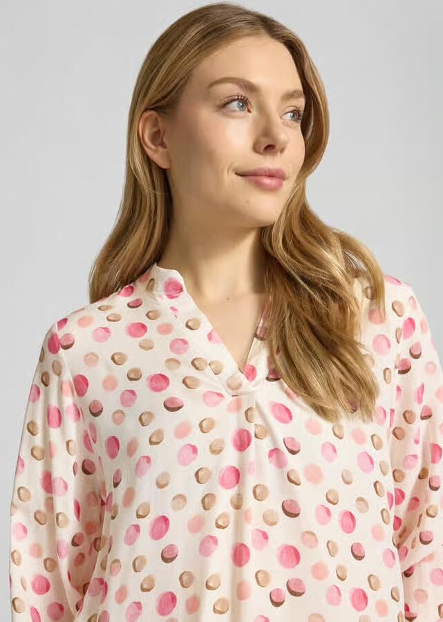 ZABAIONE regular fit blouse van pure viscose model 'Josy'