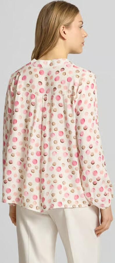 ZABAIONE regular fit blouse van pure viscose model 'Josy'