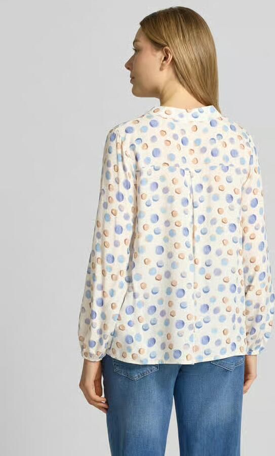 ZABAIONE regular fit blouse van pure viscose model 'Josy'