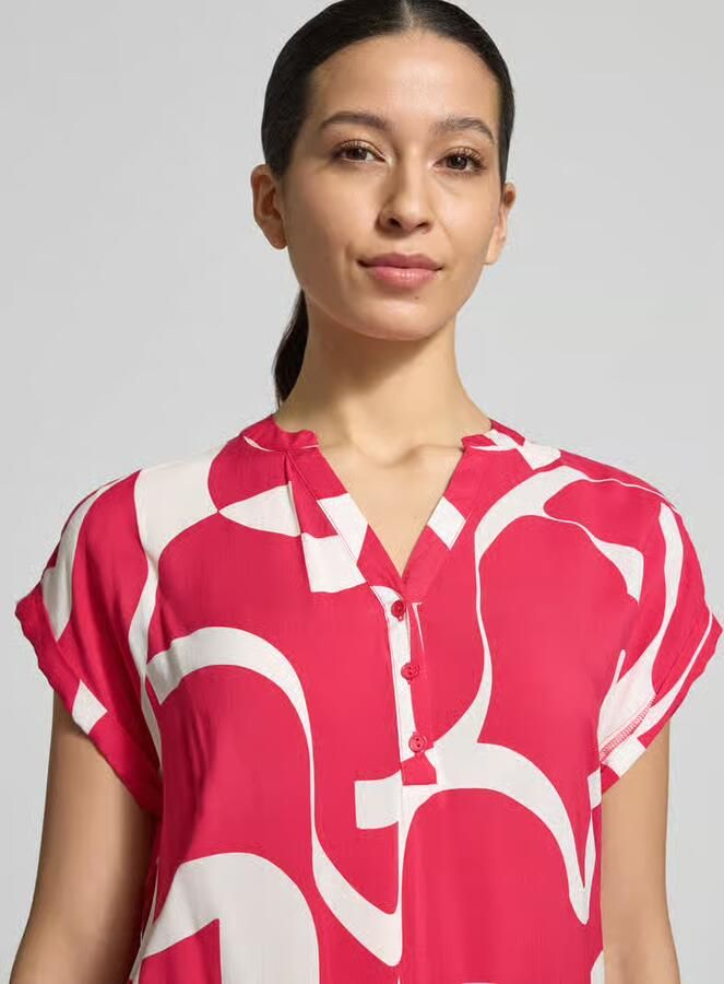 ZABAIONE Regular fit Blouse van pure Viscose Model 'Miriama'
