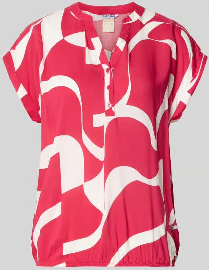 ZABAIONE Regular fit Blouse van pure Viscose Model 'Miriama' - Foto 2