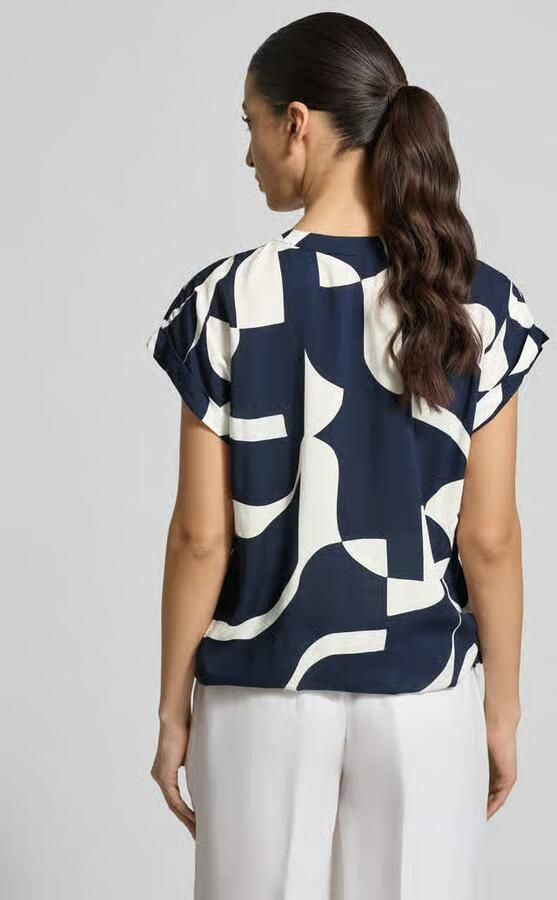 ZABAIONE Regular fit Blouse van pure Viscose Model 'Miriama' - Foto 3