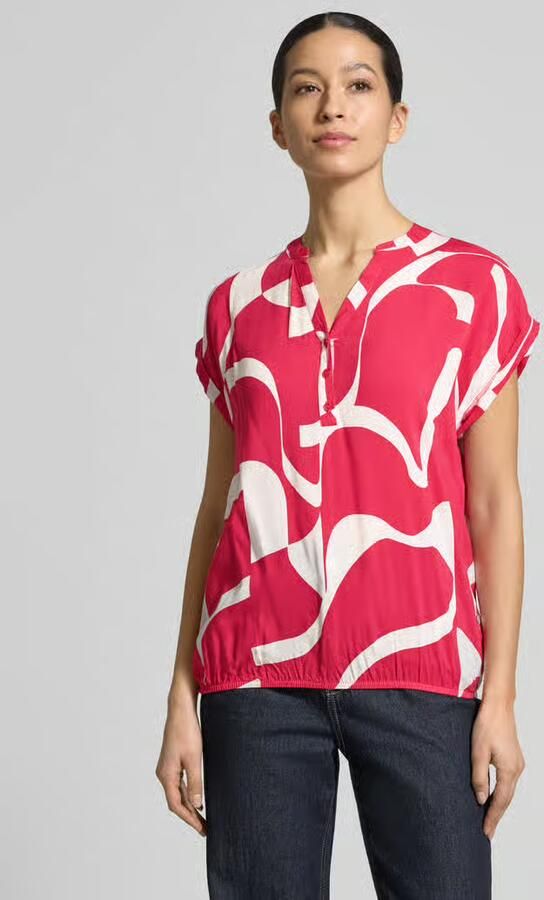 ZABAIONE Regular fit Blouse van pure Viscose Model 'Miriama' - Foto 3