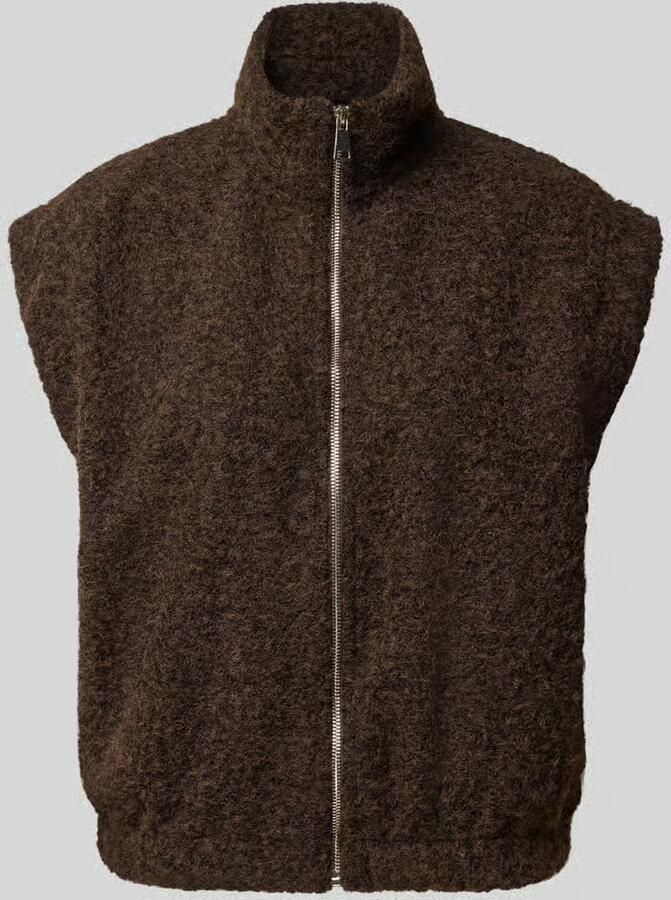 ZABAIONE regular fit bodywarmer van teddyfleece model 'Evelynn'