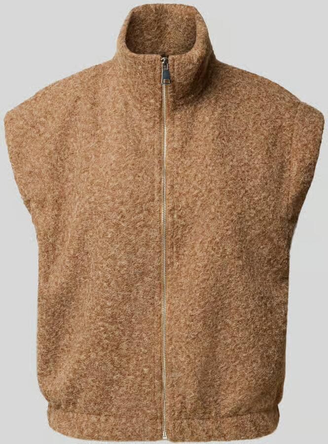ZABAIONE regular fit bodywarmer van teddyfleece model 'Evelynn'