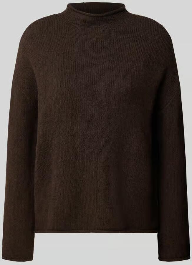 ZABAIONE Regular fit gebreide pullover met opstaande kraag