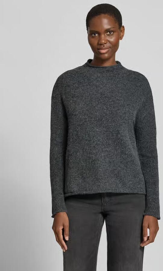 ZABAIONE Regular fit gebreide pullover met opstaande kraag - Foto 2