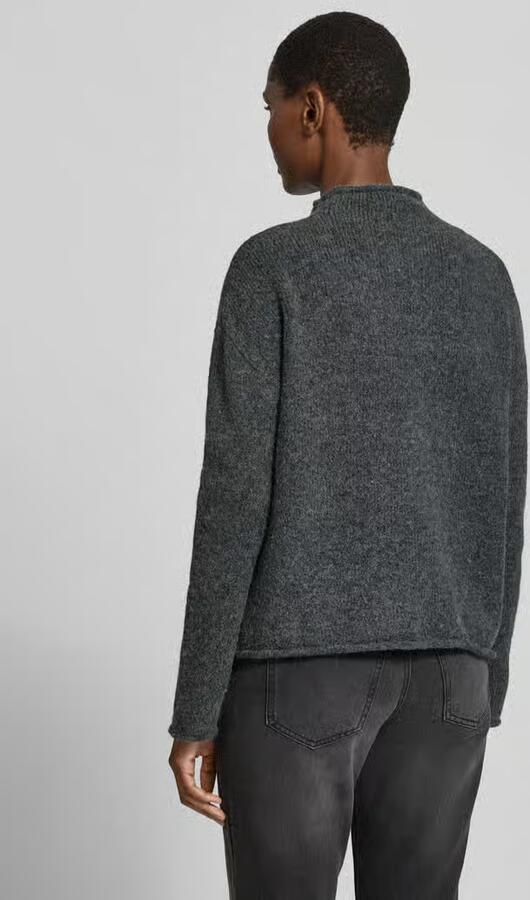 ZABAIONE Regular fit gebreide pullover met opstaande kraag - Foto 3