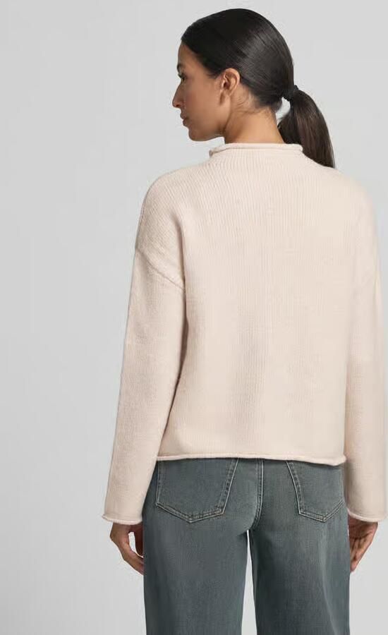 ZABAIONE Regular fit gebreide pullover met opstaande kraag - Foto 2