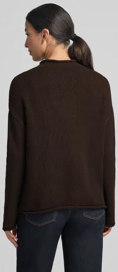 ZABAIONE Regular fit gebreide pullover met opstaande kraag - Foto 3
