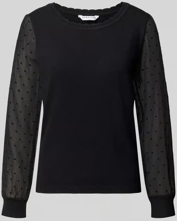 ZABAIONE Regular fit gebreide pullover van viscosemix model 'Fr44anziska'