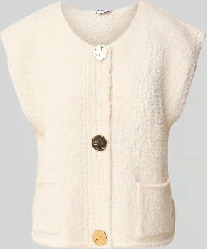 ZABAIONE Regular fit mouwloos vest met knoopsluiting model 'Co44sy'