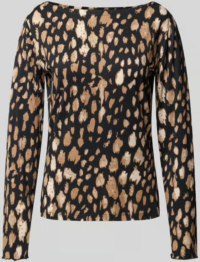 ZABAIONE Regular fit shirt met lange mouwen met dierenprint model 'Ru44mi'