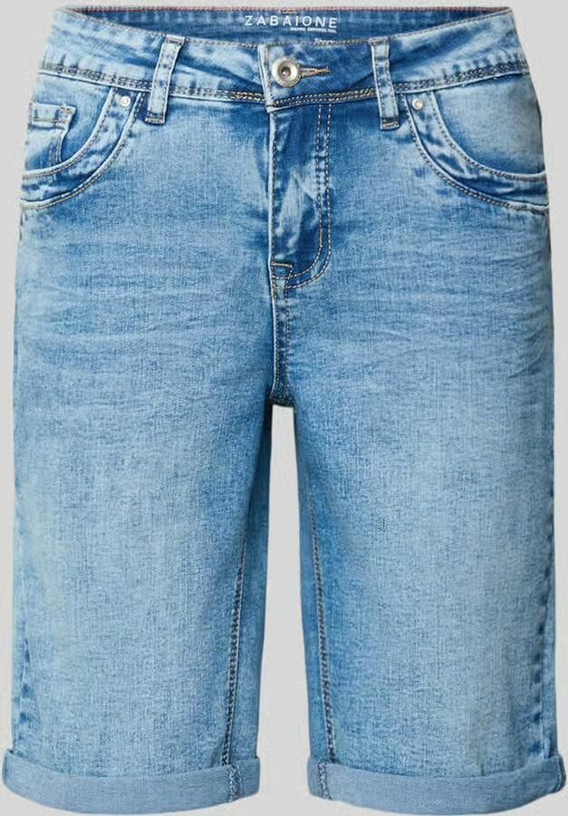ZABAIONE regular fit short met viscose model 'Parissa' - Foto 2