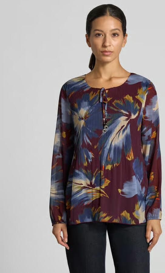 ZABAIONE relaxed fit blouse met all-over paisleyprint model 'Leonora' - Foto 2