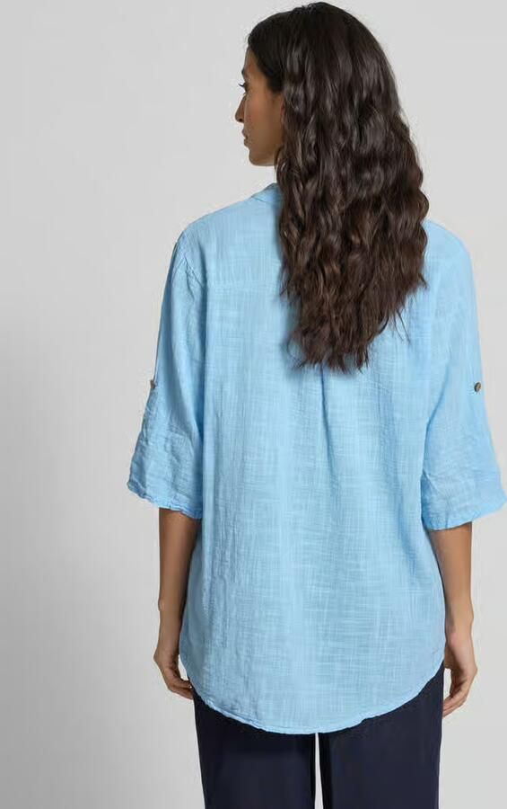 ZABAIONE Relaxed fit blouse met kant model 'Li'