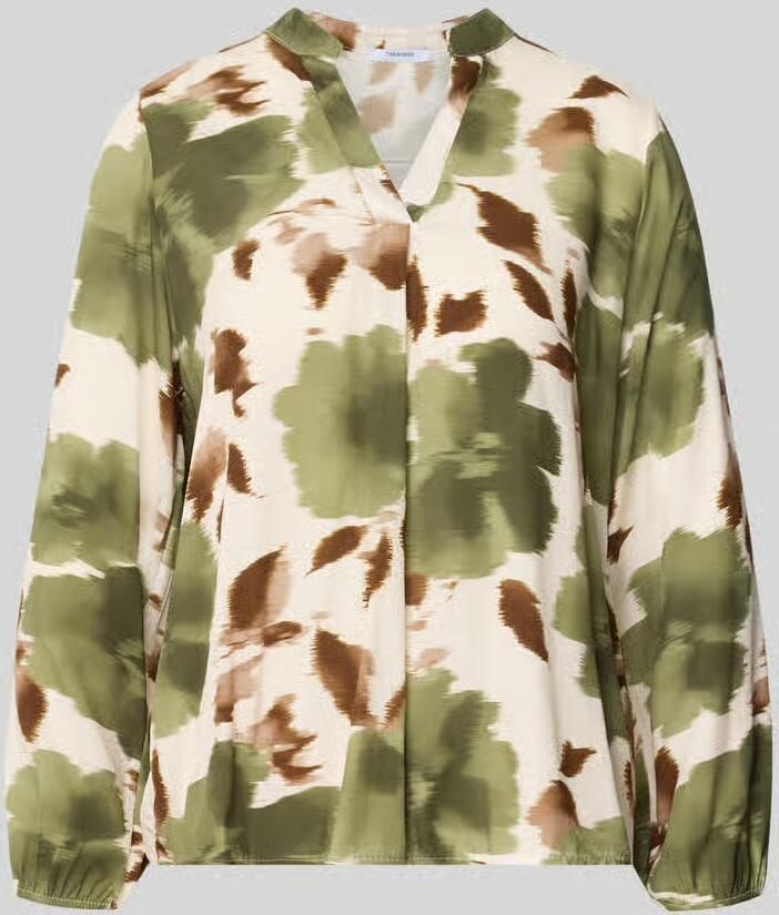 ZABAIONE relaxed fit blouse van pure viscose model 'Lari'